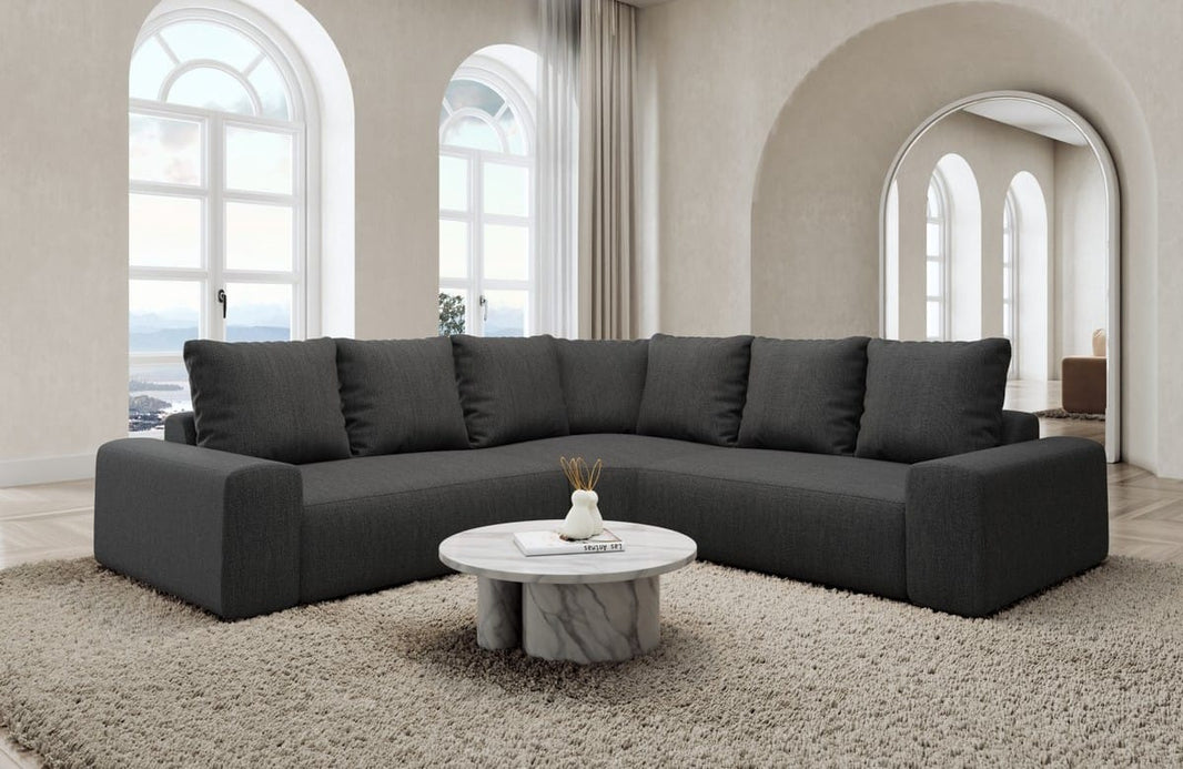 Couch Gomera L-Form in Stoff