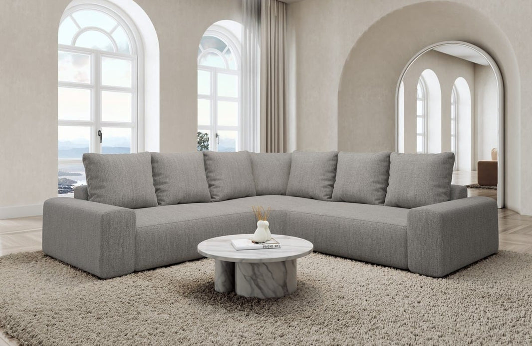 Couch Gomera L-Form in Stoff