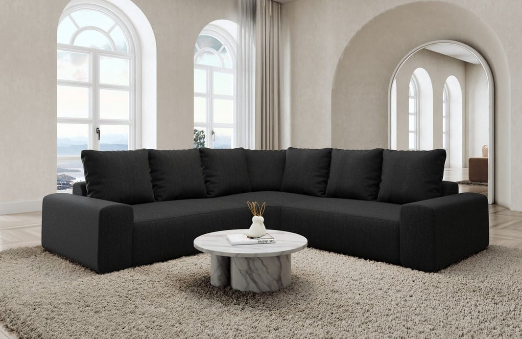 Couch Gomera L-Form in Stoff