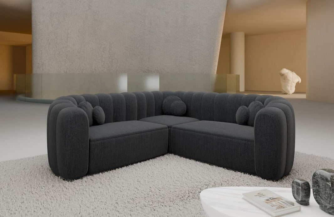 Stoff Ecksofa Almeria L-Form