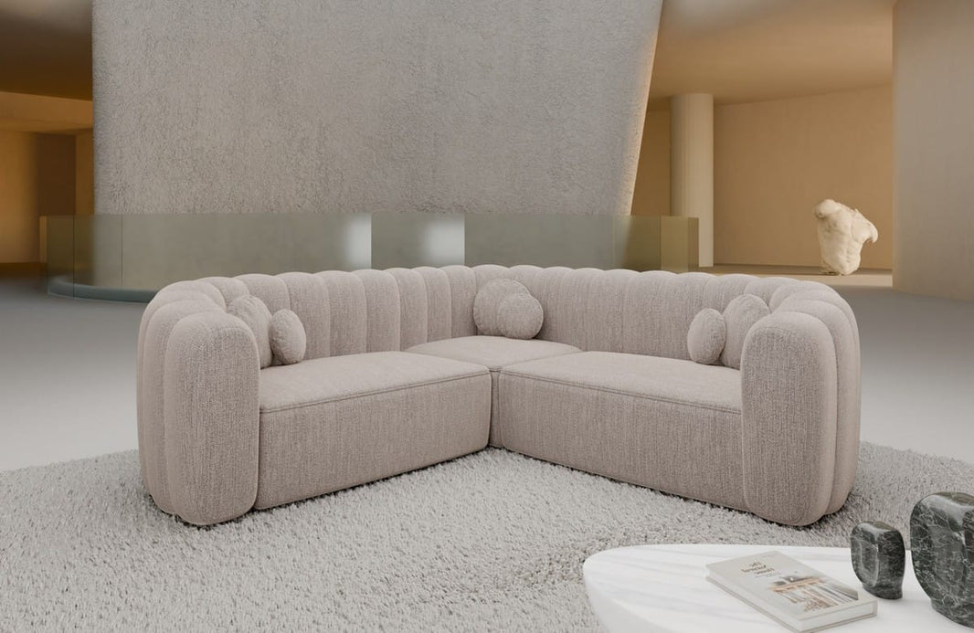 Stoff Ecksofa Almeria L-Form