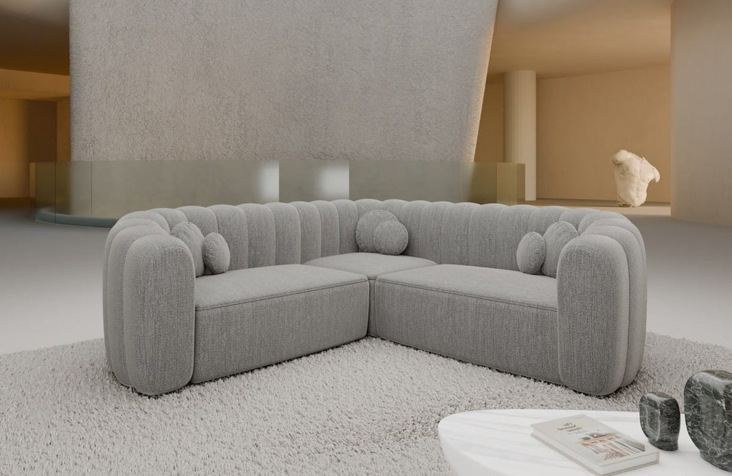 Stoff Ecksofa Almeria L-Form