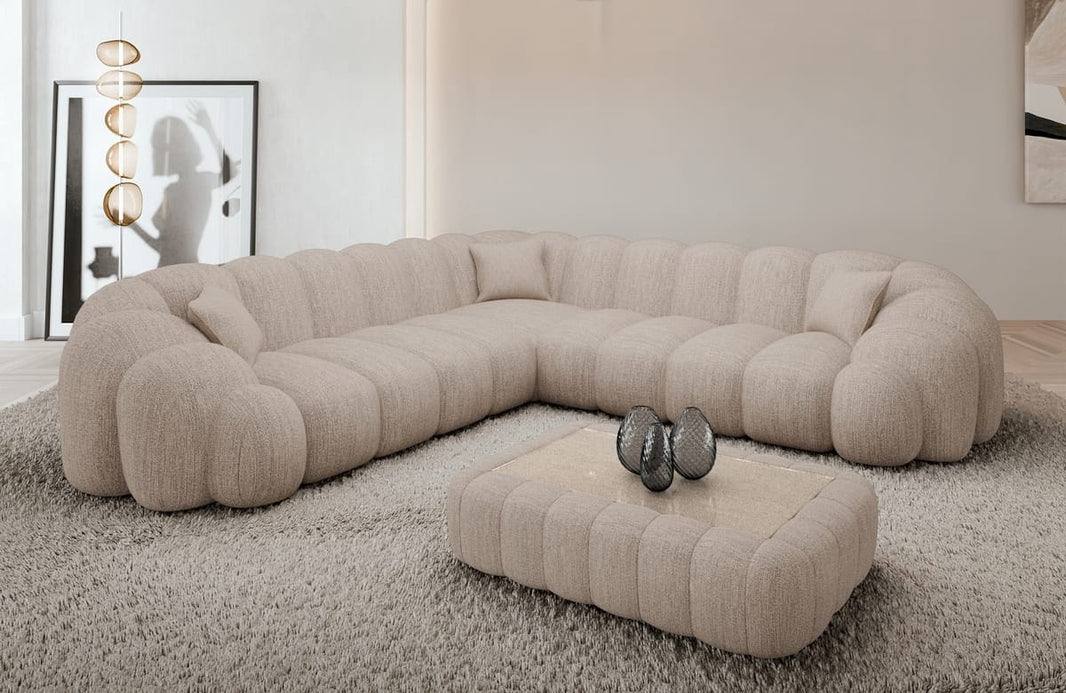 Ecksofa Rajada L-Form aus Stoff