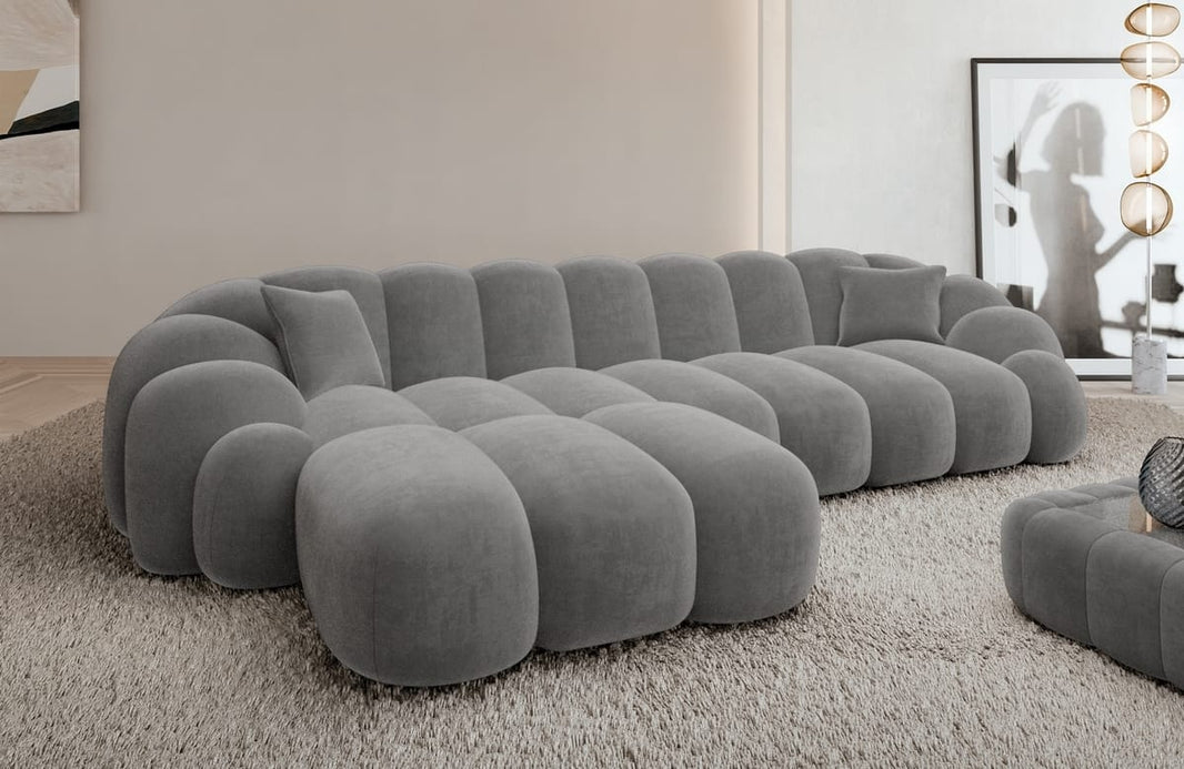Couch Rajada L-Form in Stoff
