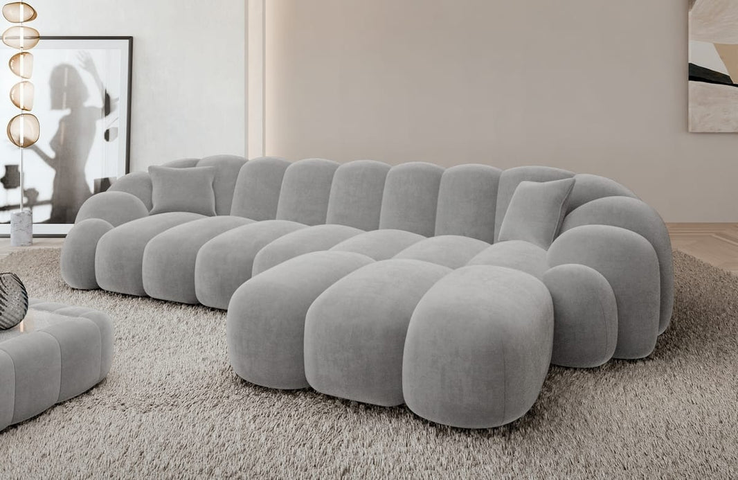 Couch Rajada L-Form in Stoff