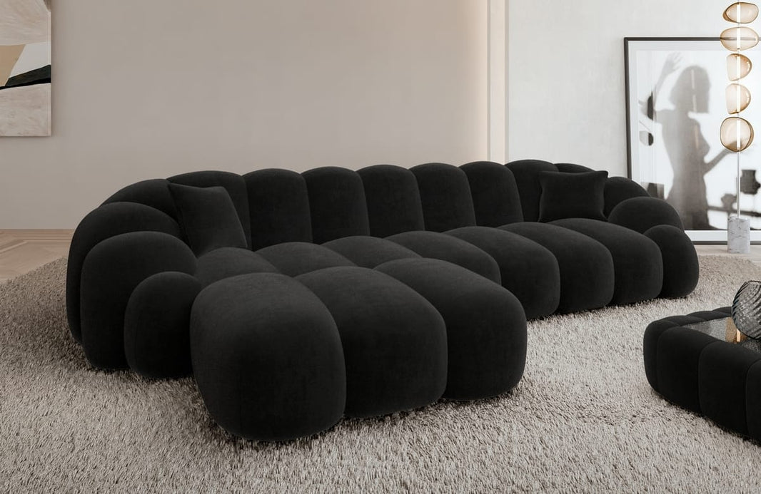 Couch Rajada L-Form in Stoff