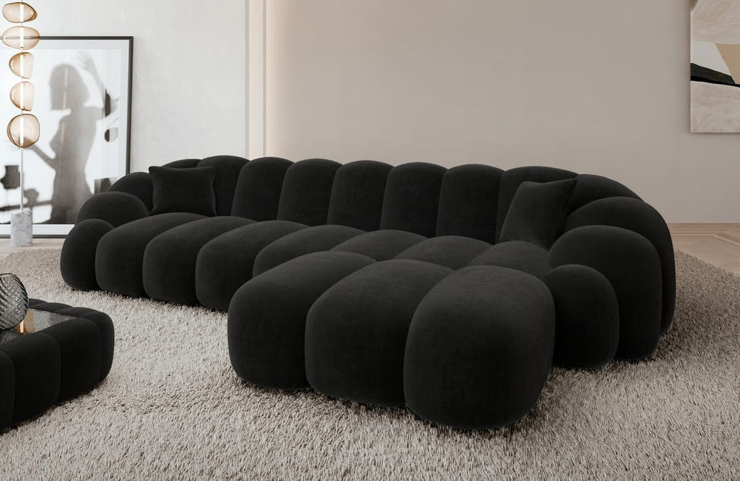 Couch Rajada L-Form in Stoff