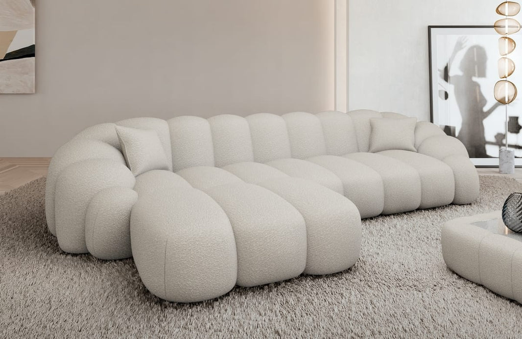 Couch Rajada L-Form in Stoff