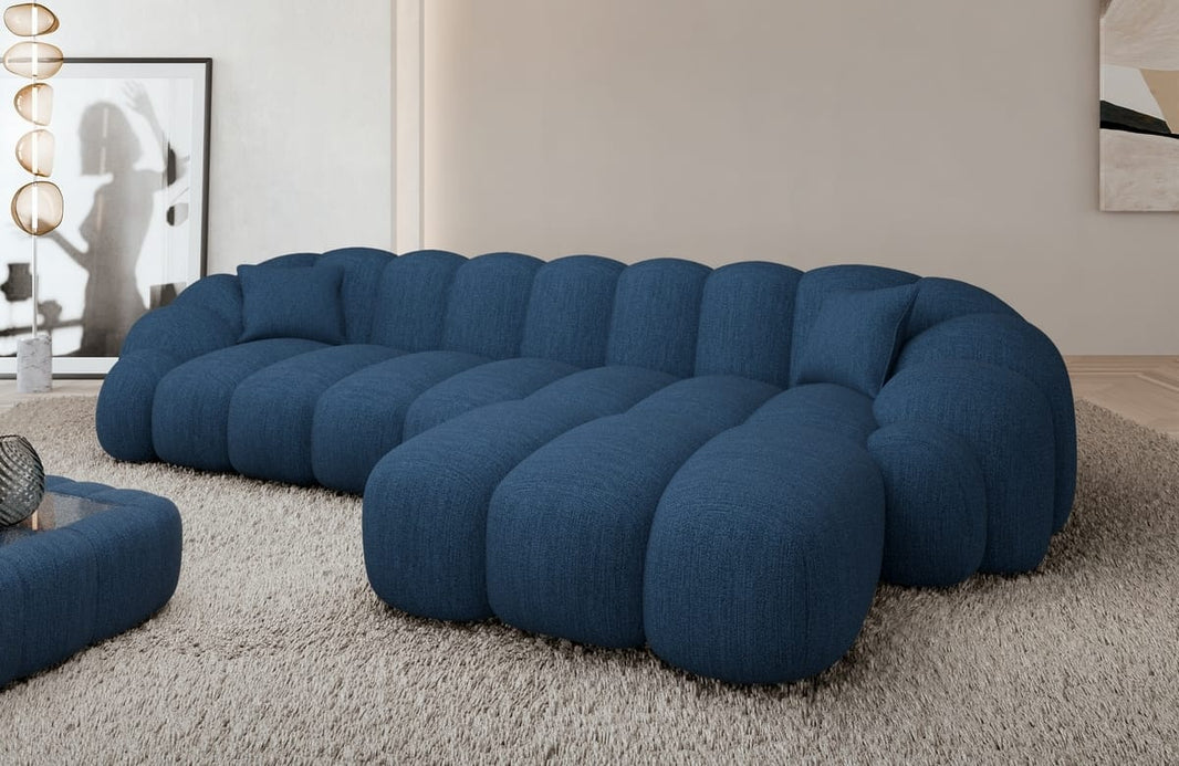 Couch Rajada L-Form in Stoff