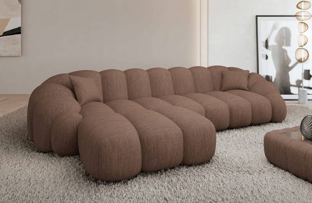 Couch Rajada L-Form in Stoff