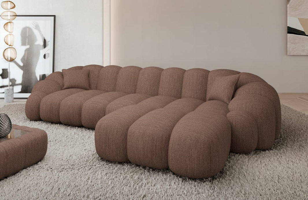 Couch Rajada L-Form in Stoff