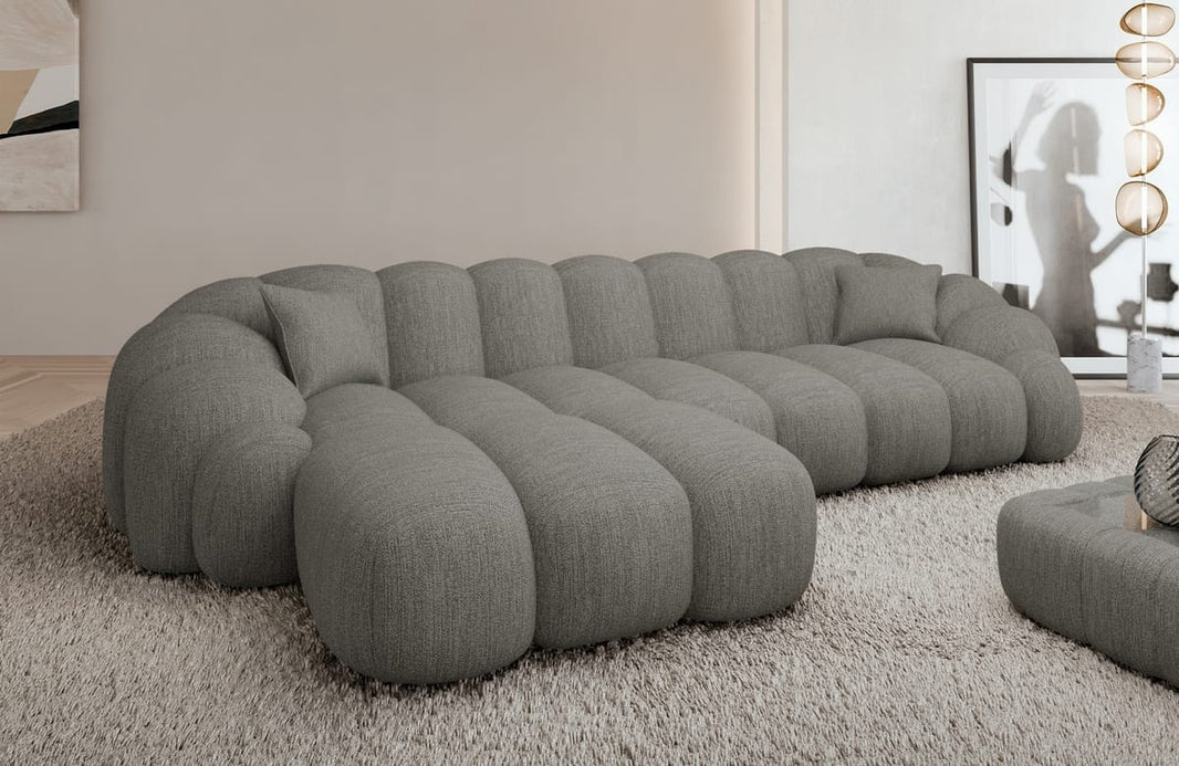 Couch Rajada L-Form in Stoff