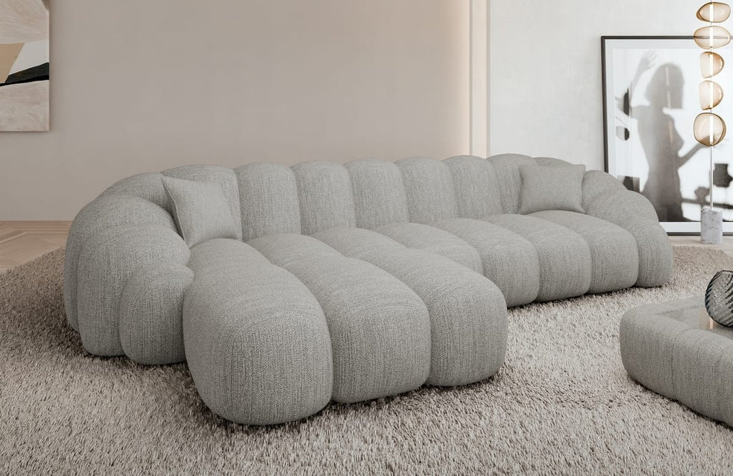 Couch Rajada L-Form in Stoff