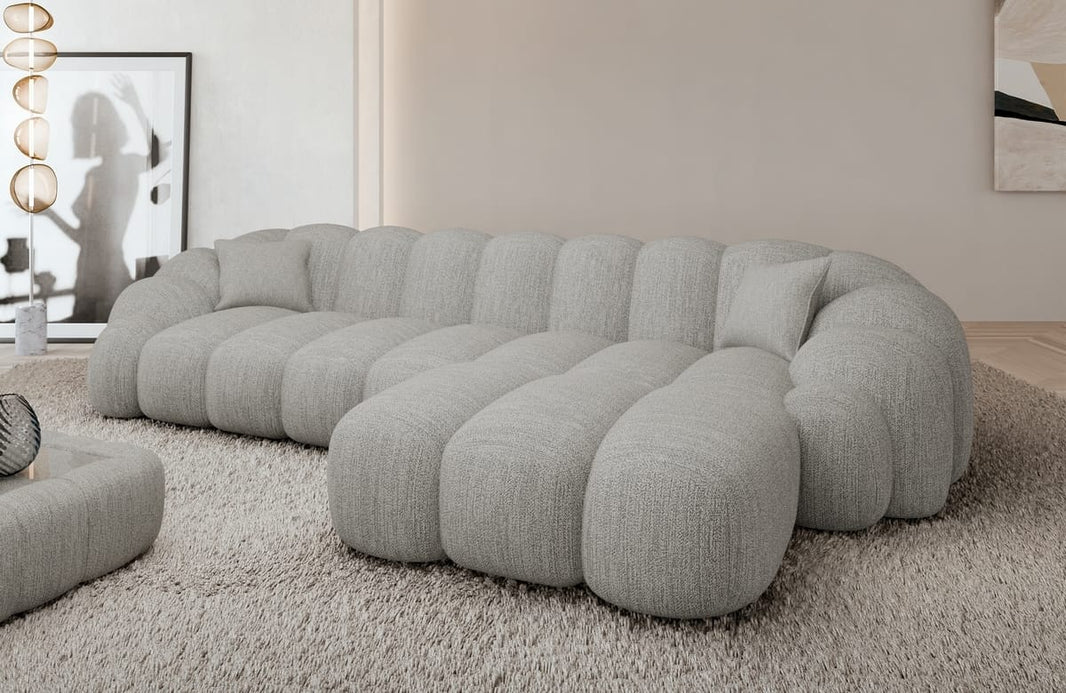 Couch Rajada L-Form in Stoff