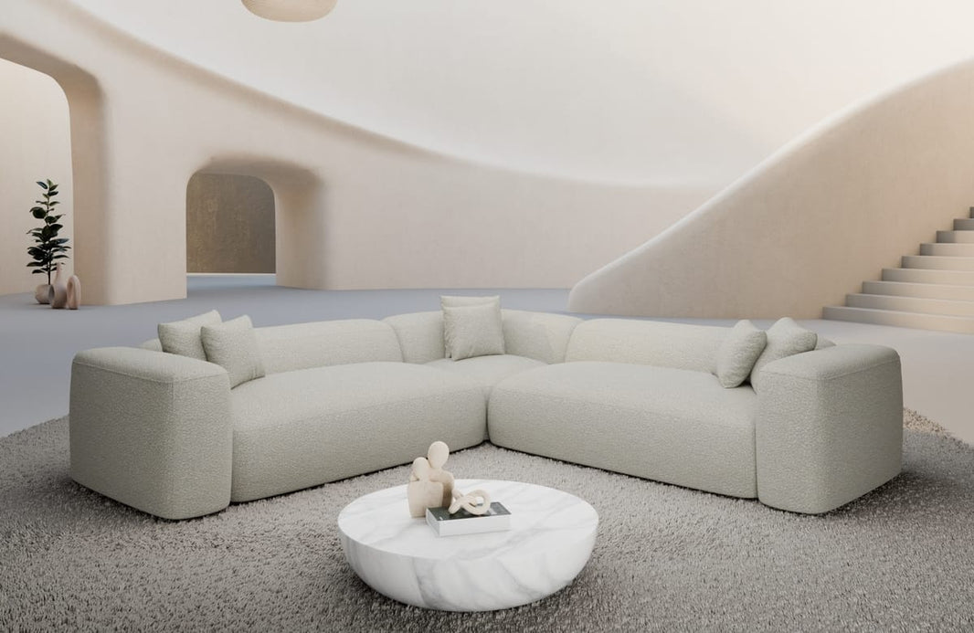 Stoff Ecksofa Alcudia L-Form