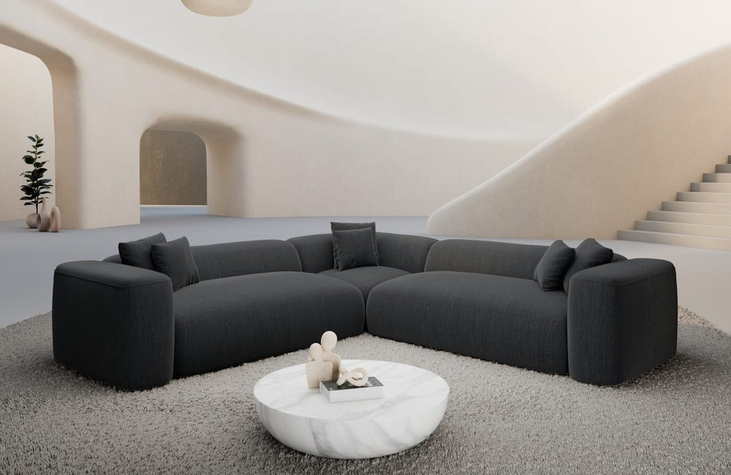 Stoff Ecksofa Alcudia L-Form