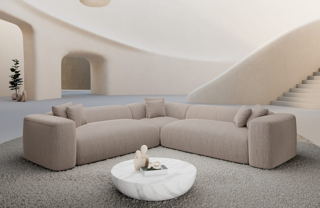 Stoff Ecksofa Alcudia L-Form