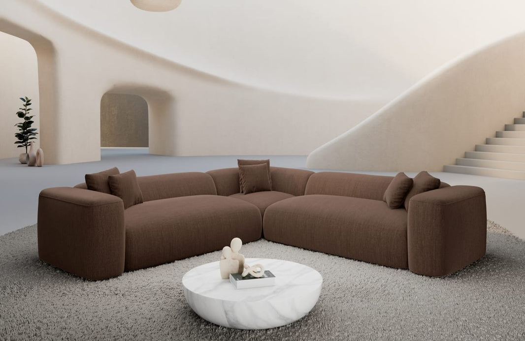 Stoff Ecksofa Alcudia L-Form