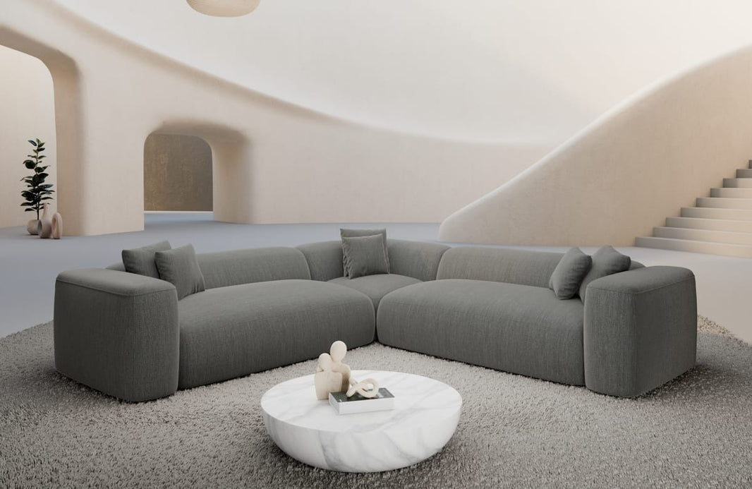 Stoff Ecksofa Alcudia L-Form