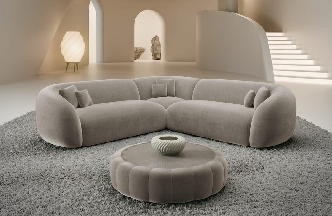 Stoff Ecksofa Sorelia L-Form