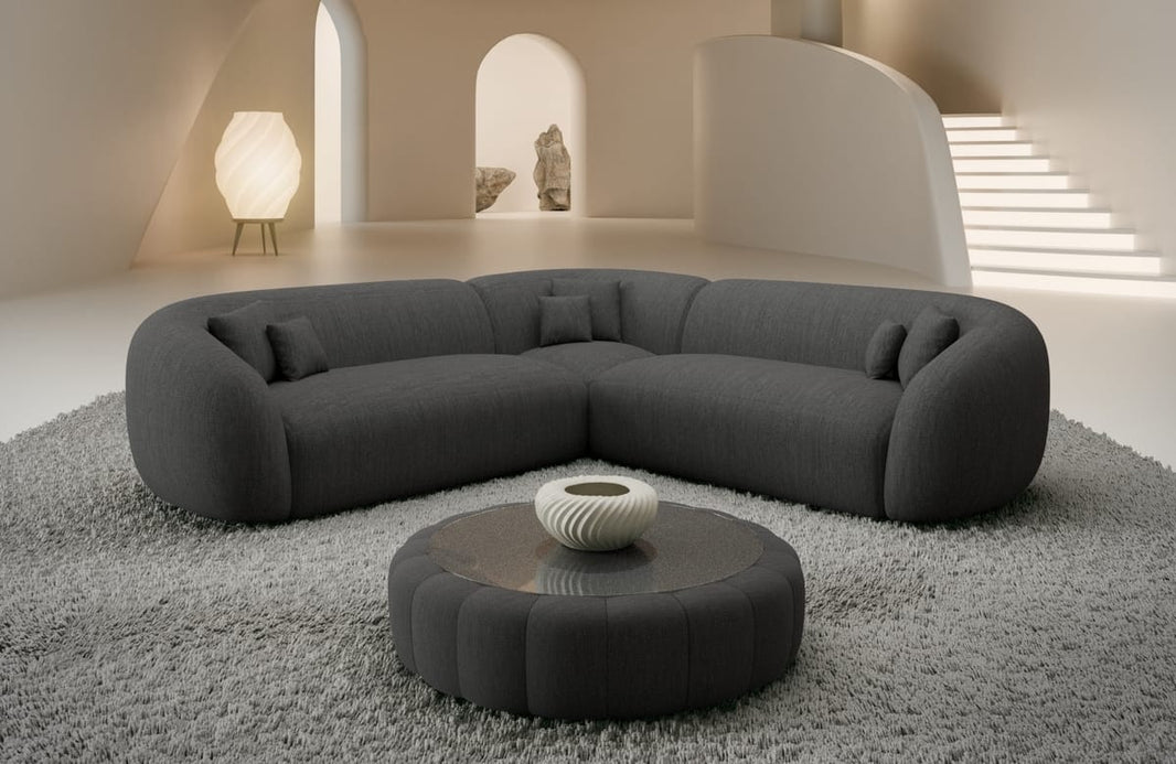 Stoff Ecksofa Sorelia L-Form