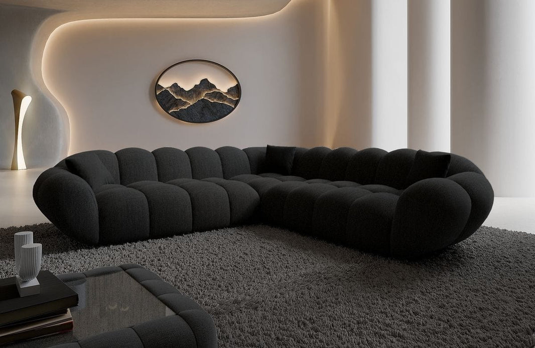 Stoff Ecksofa Maleron L-Form
