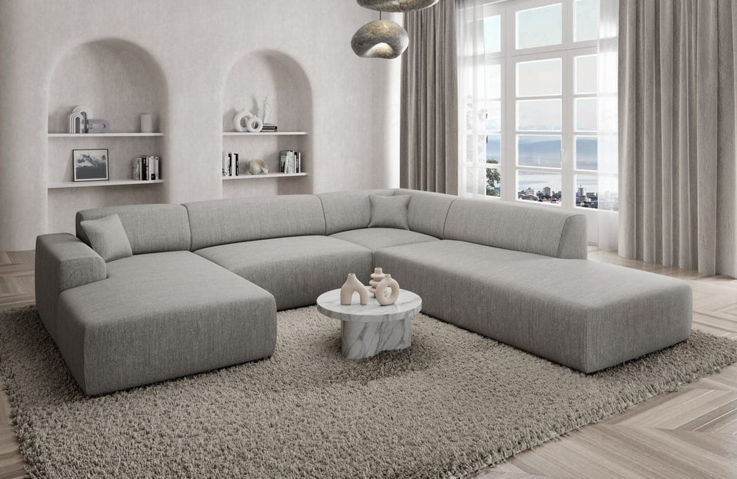 Couchlandschaft Mallorca Lounge U-Form in Stoff