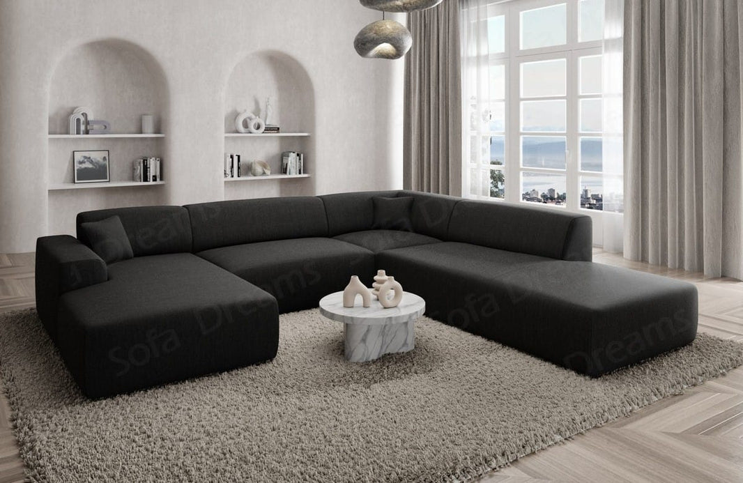 Couchlandschaft Mallorca Lounge U-Form in Stoff
