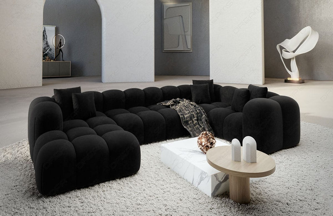 Stoff Wohnlandschaft Formentera U-Form