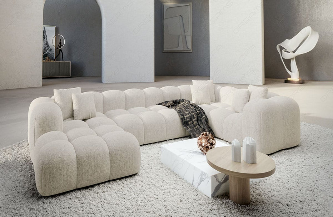 Stoff Wohnlandschaft Formentera U-Form