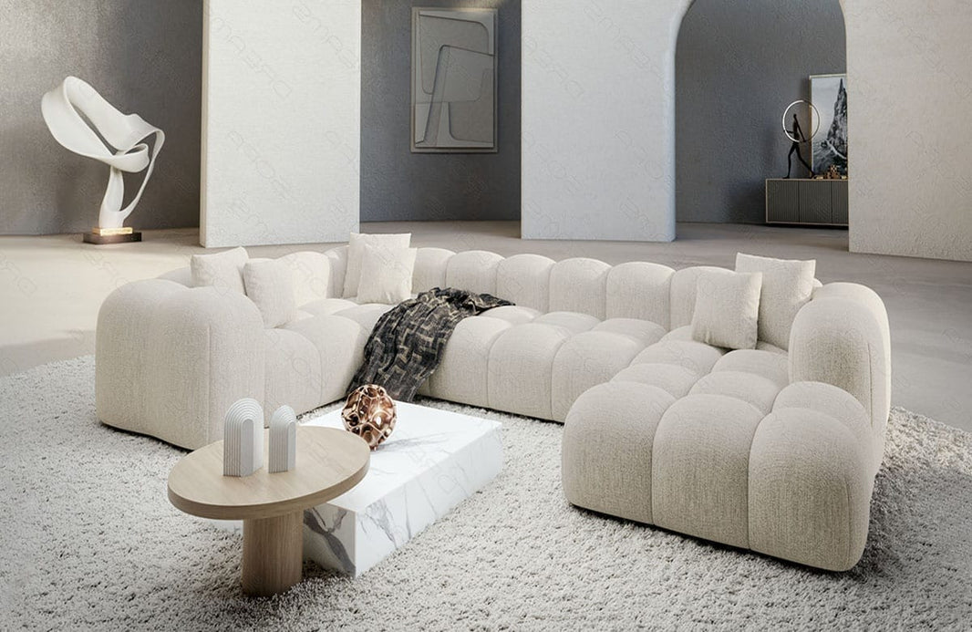 Stoff Wohnlandschaft Formentera U-Form