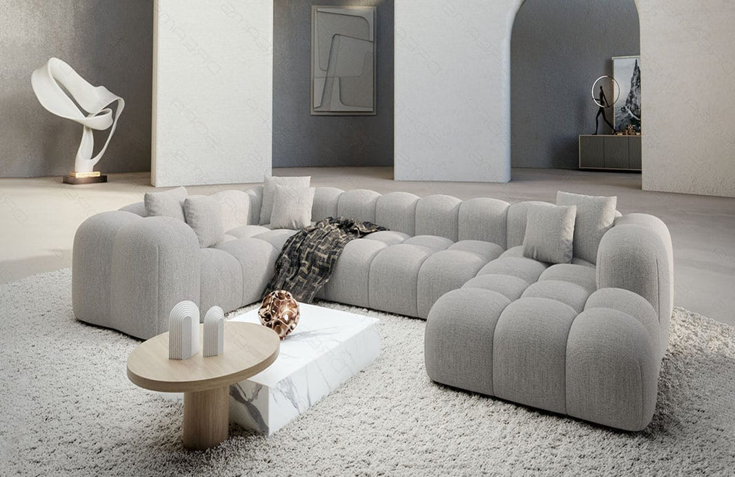 Stoff Wohnlandschaft Formentera U-Form