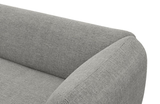 XXL Wohnlandschaft Madrid U-Form aus Stoff Dunkelgrau
