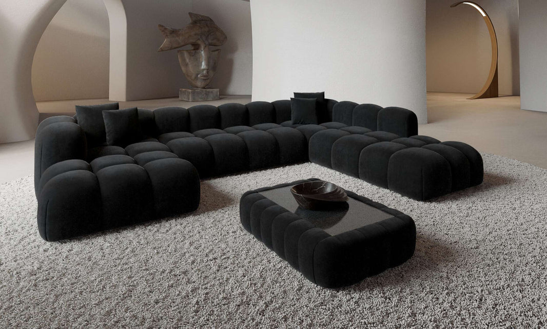 Wohnlandschaft Formentera XXL U-Form in Stoff