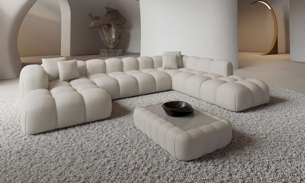 Wohnlandschaft Formentera XXL U-Form in Stoff