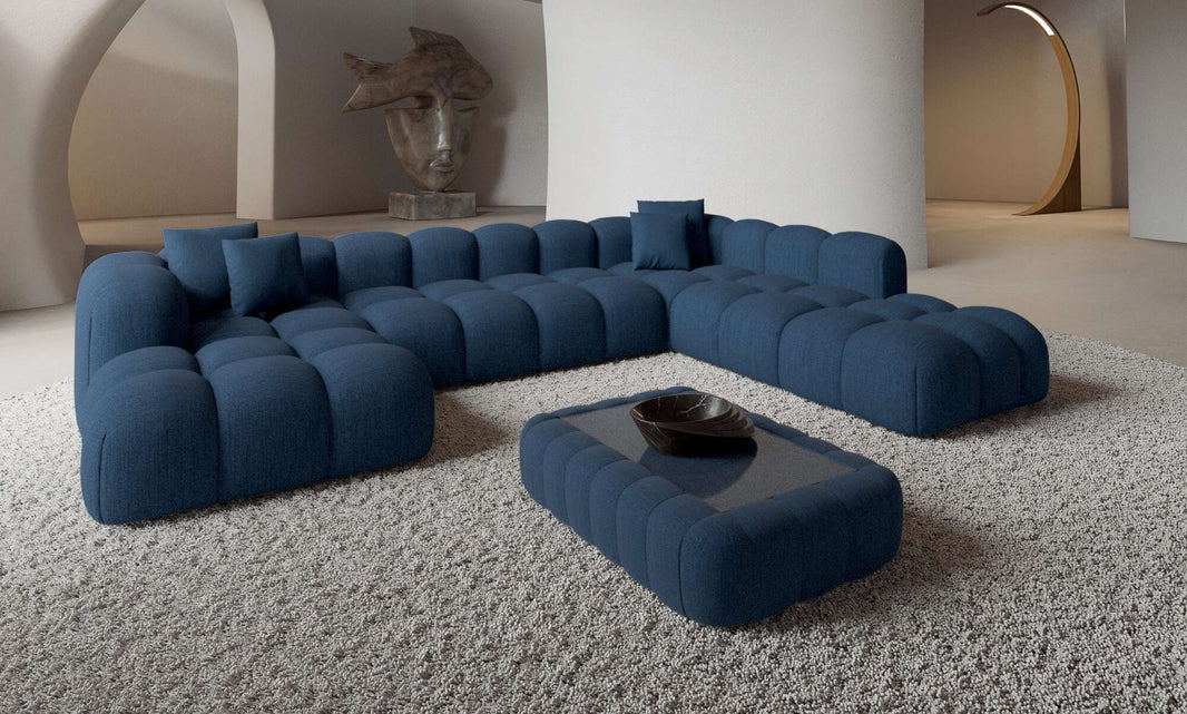 Wohnlandschaft Formentera XXL U-Form in Stoff