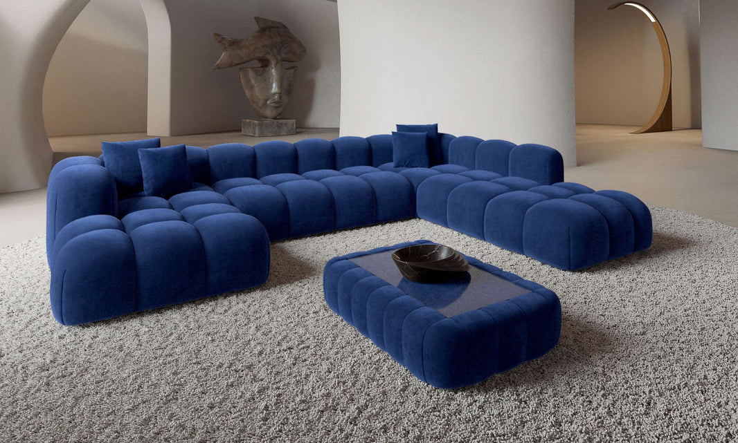 Wohnlandschaft Formentera XXL U-Form in Stoff