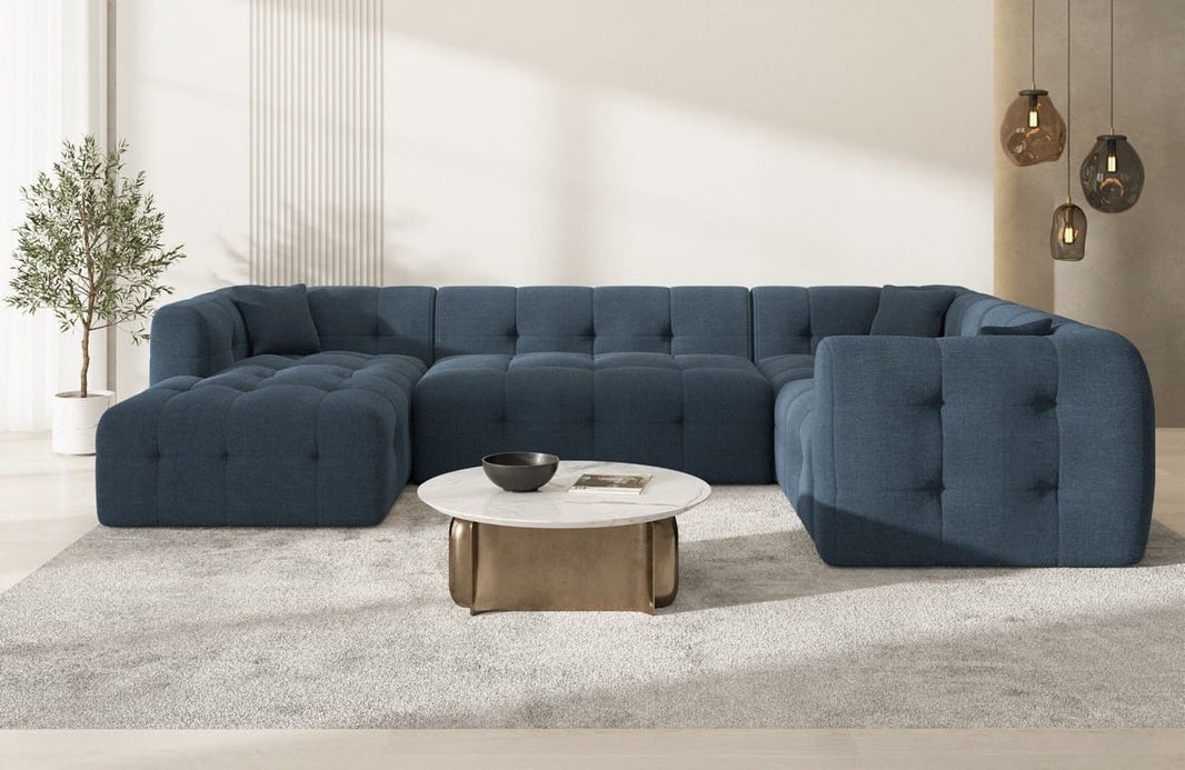 Couchlandschaft Sevilla U-Form in Stoff