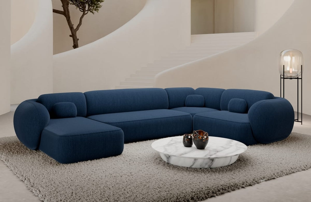 Wohnlandschaft Altea U-Form aus Stoff