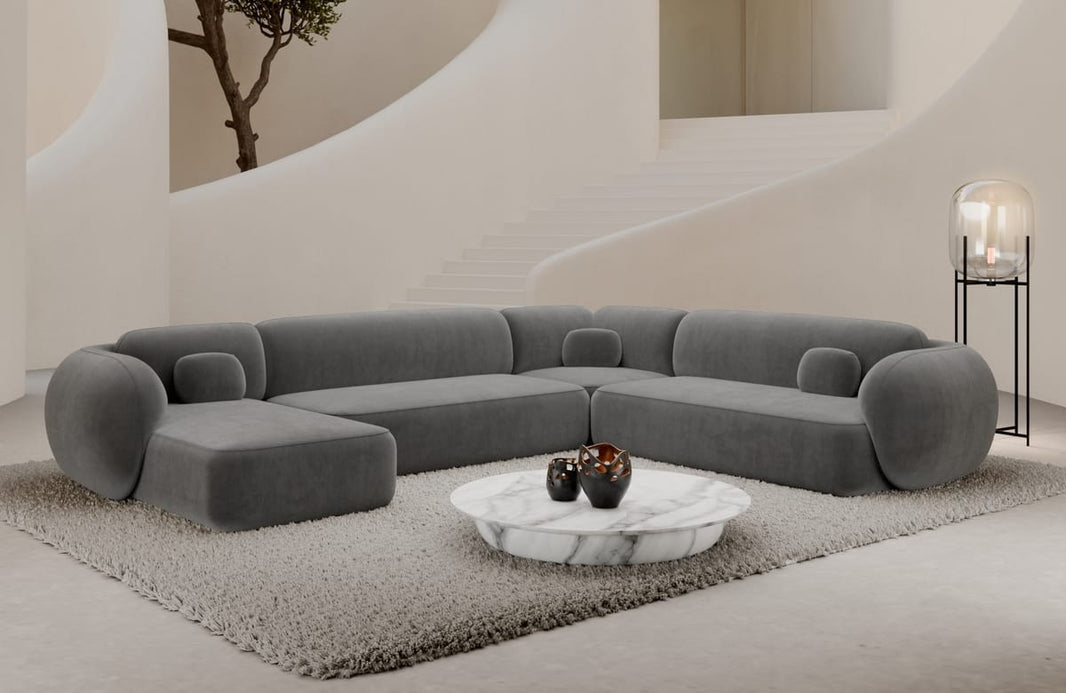 Wohnlandschaft Altea XXL U-Form in Stoff