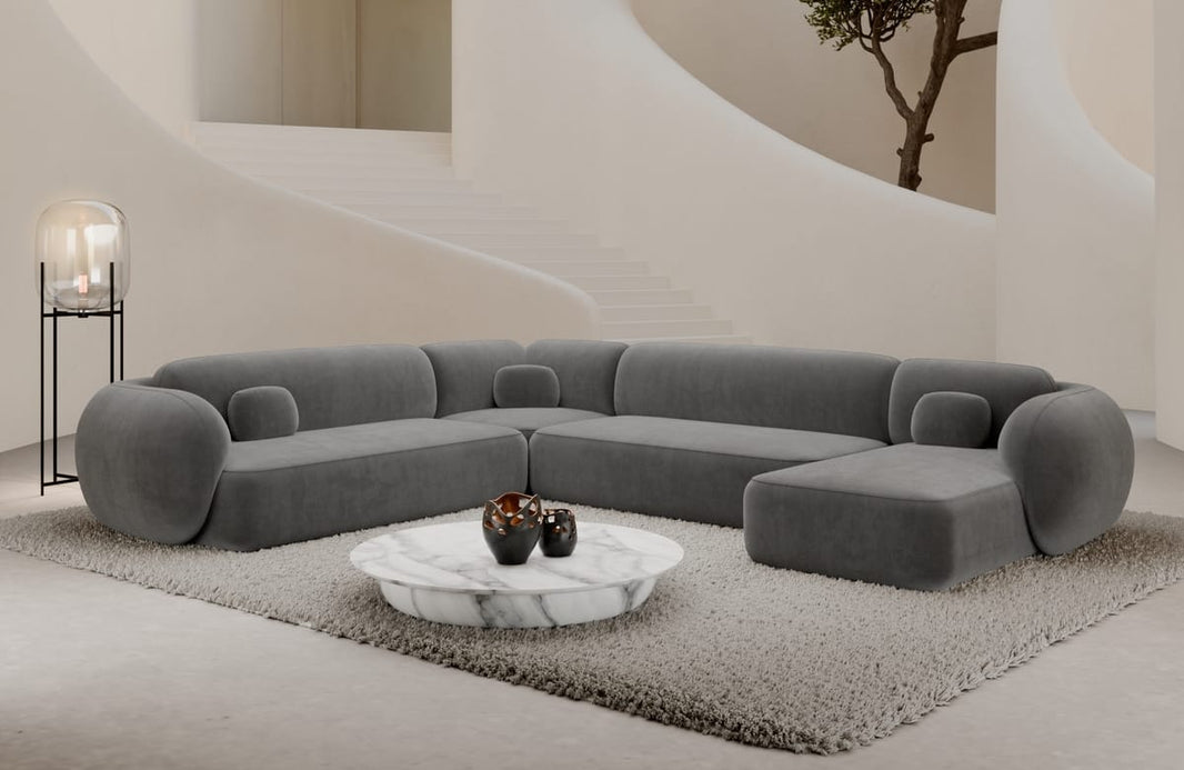 Wohnlandschaft Altea XXL U-Form in Stoff