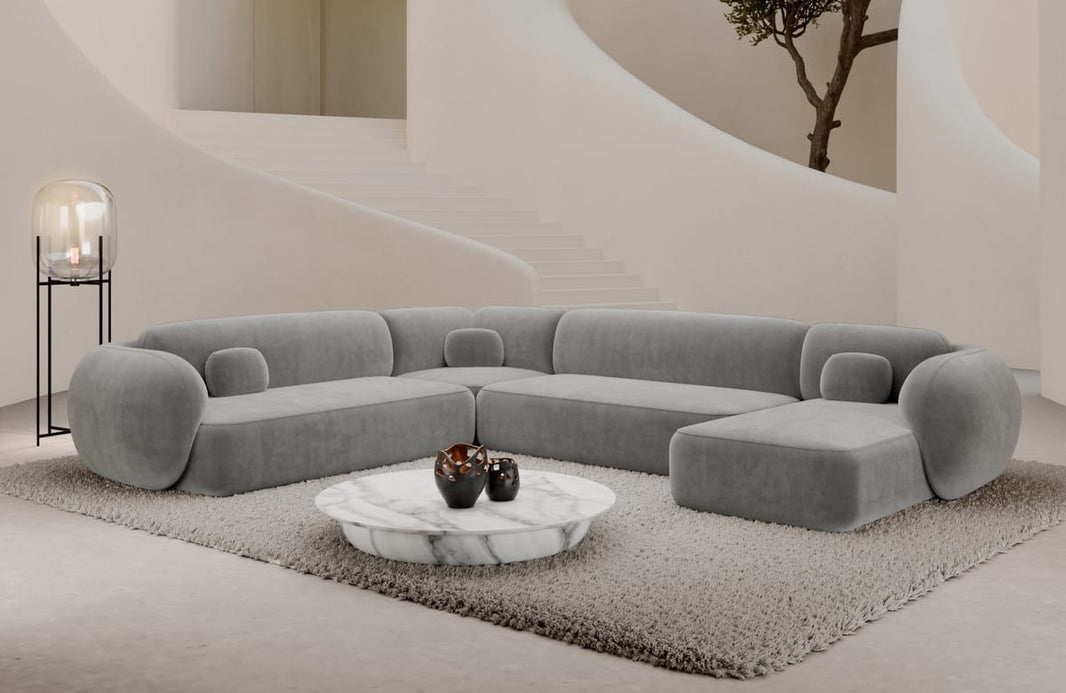 Wohnlandschaft Altea XXL U-Form in Stoff