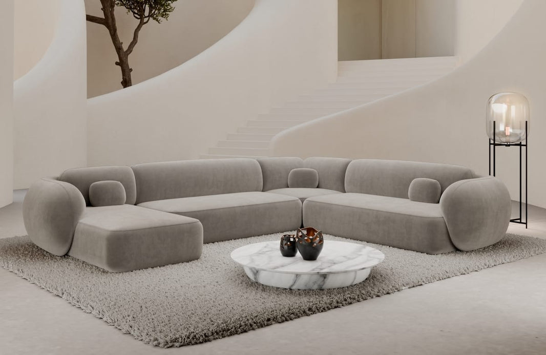 Wohnlandschaft Altea XXL U-Form in Stoff