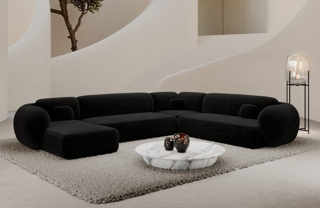 Wohnlandschaft Altea XXL U-Form in Stoff