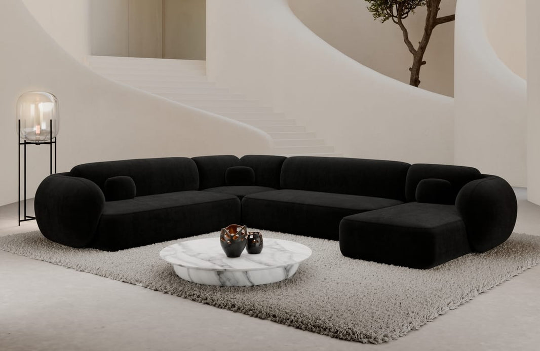 Wohnlandschaft Altea XXL U-Form in Stoff