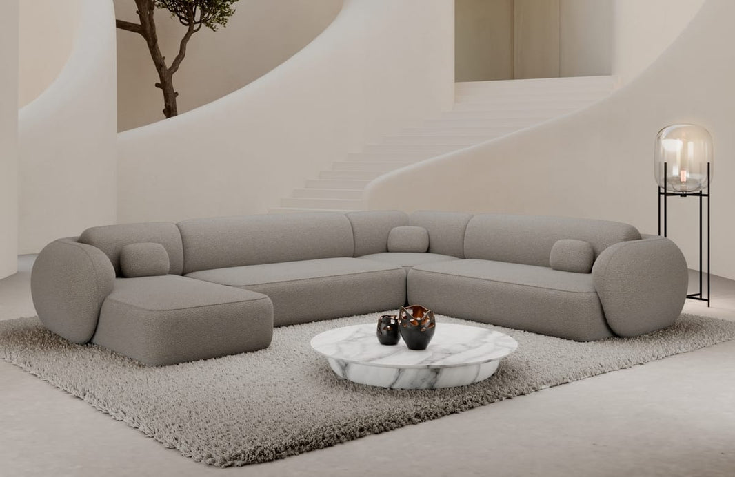 Wohnlandschaft Altea XXL U-Form in Stoff