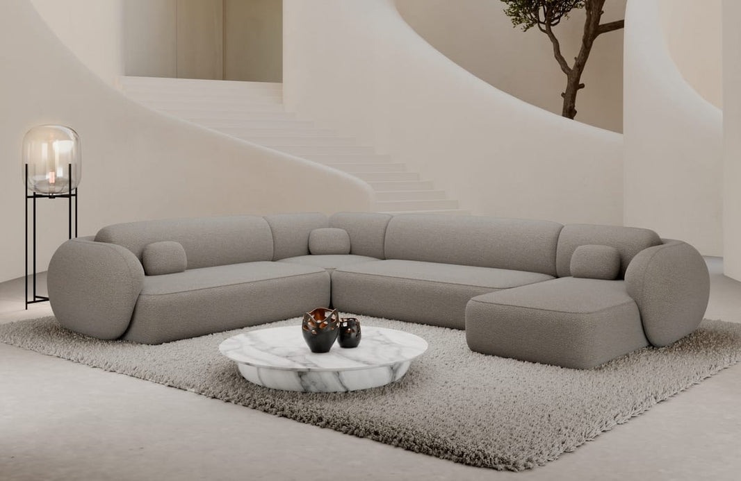 Wohnlandschaft Altea XXL U-Form in Stoff