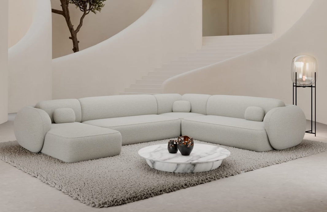 Wohnlandschaft Altea XXL U-Form in Stoff