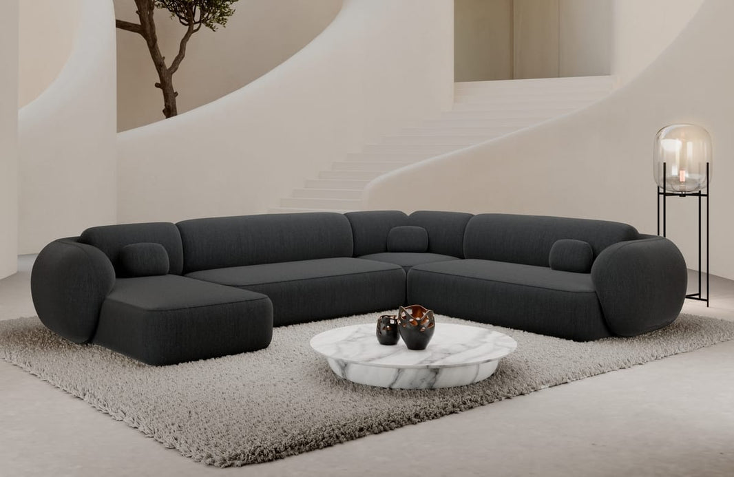 Wohnlandschaft Altea XXL U-Form in Stoff