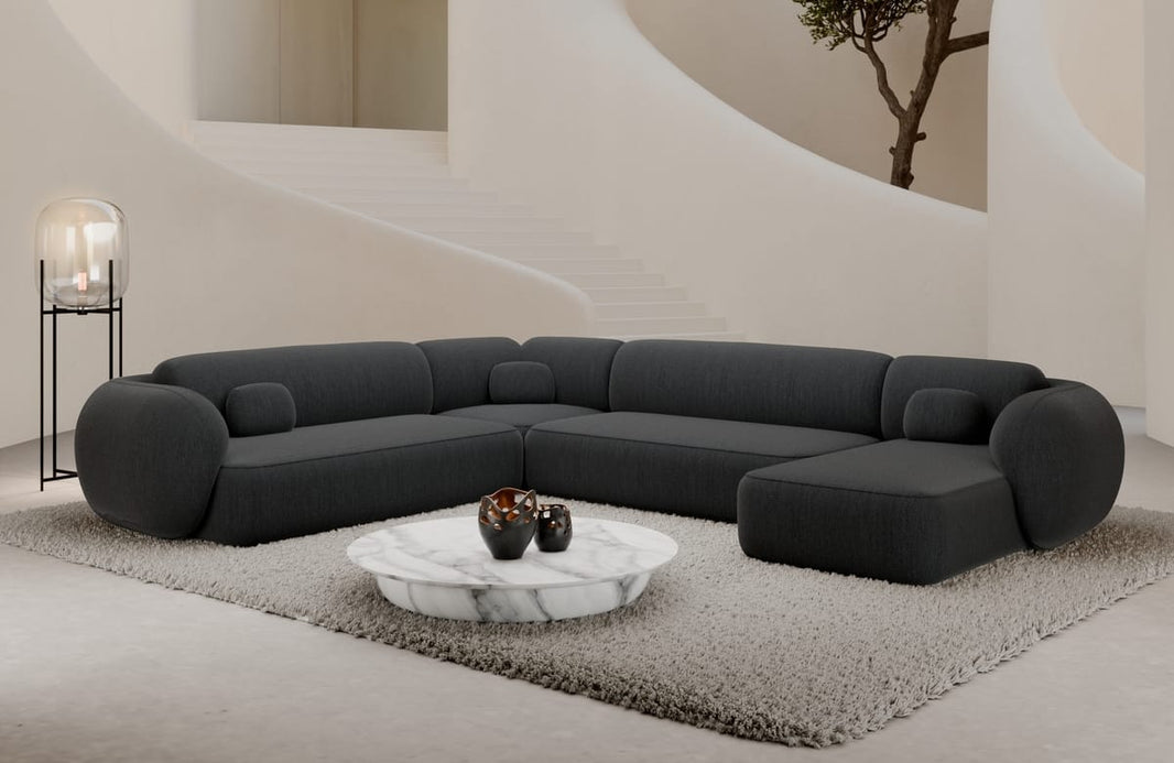 Wohnlandschaft Altea XXL U-Form in Stoff